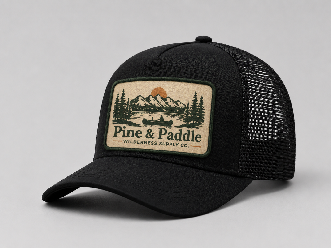 Pine & Paddle — The Backcountry Collection Pine & Paddle Backcountry Trucker Hat