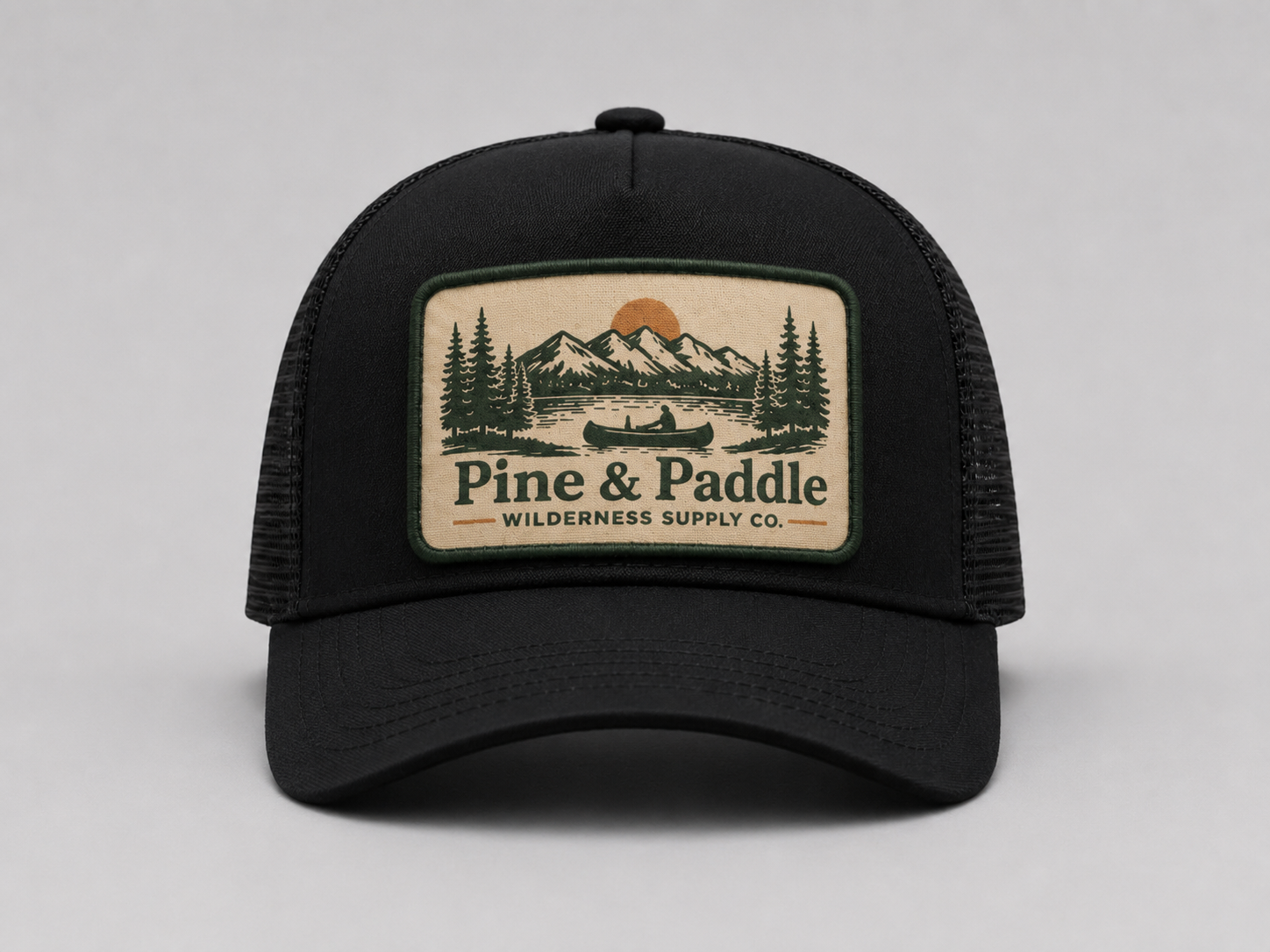 Pine & Paddle Backcountry Trucker Hat view 2
