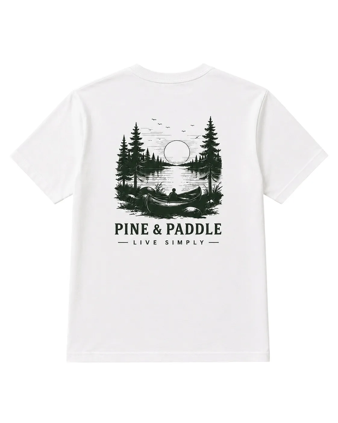 Pine & Paddle Canoe Tee