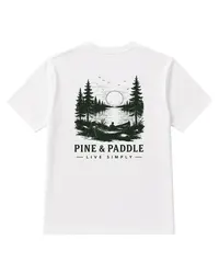 Pine & Paddle Canoe Tee