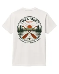 Pine & Paddle “Crossed Paddles” Heavyweight Tee