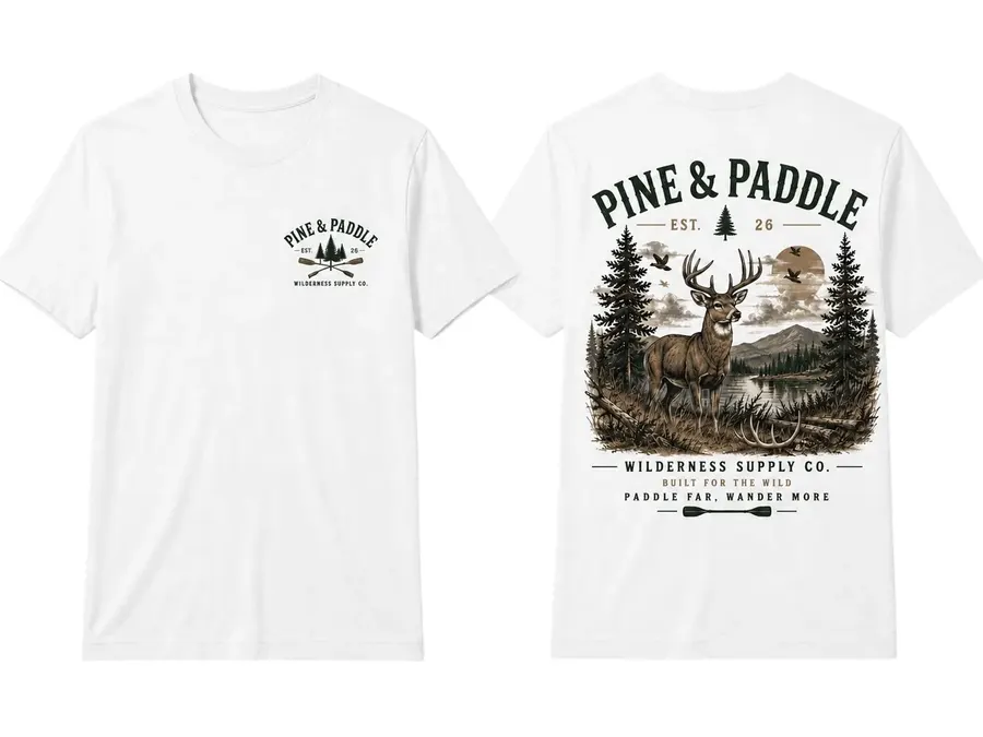Built for the Wild — Whitetail Tee T-Shirts — Pine & Paddle