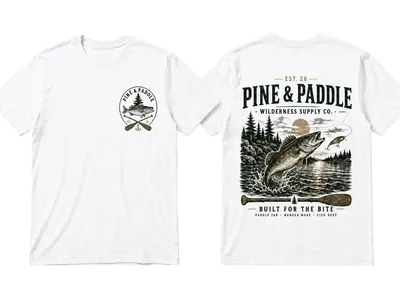 Built for the Bite — Walleye Tee T-Shirts — Pine & Paddle