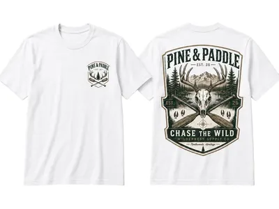 Chase the Wild — European Mount Tee T-Shirts — Pine & Paddle