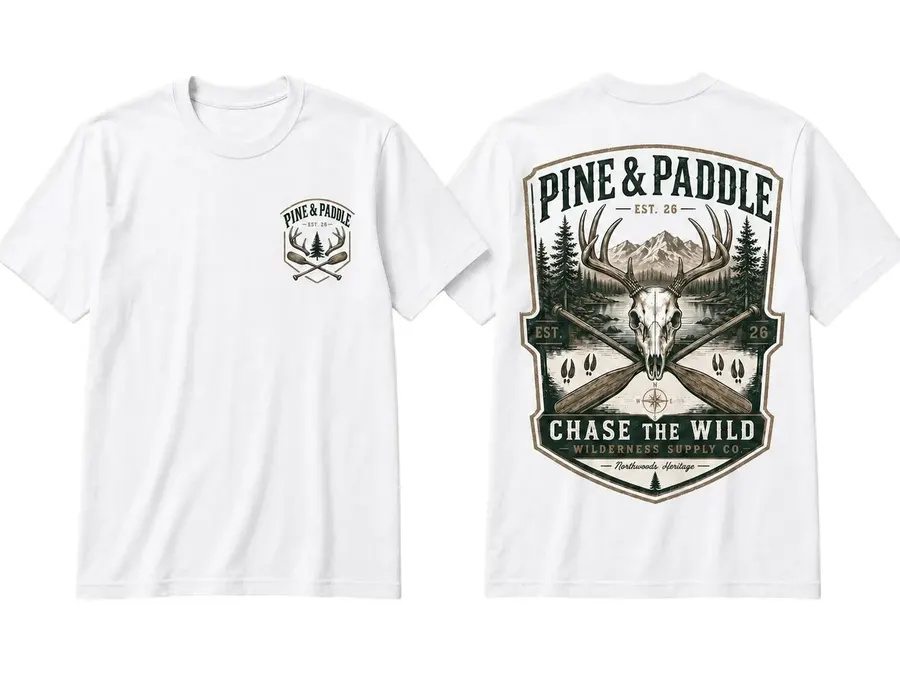 Chase the Wild — European Mount Tee T-Shirts — Pine & Paddle