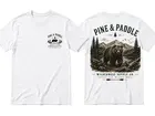 Paddle Far, Wander More — Grizzly Tee view 1