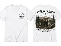 Paddle Far, Wander More — Grizzly Tee