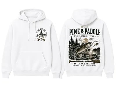 Built for the Bite Hoodie Hoodies & Crews — Pine & Paddle