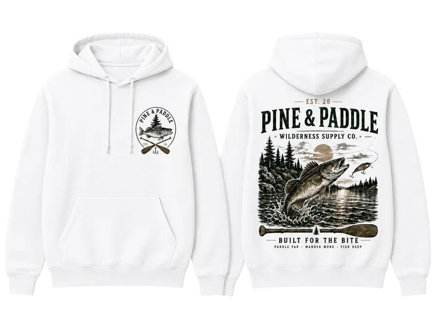 Built for the Bite Hoodie Hoodies & Crews — Pine & Paddle
