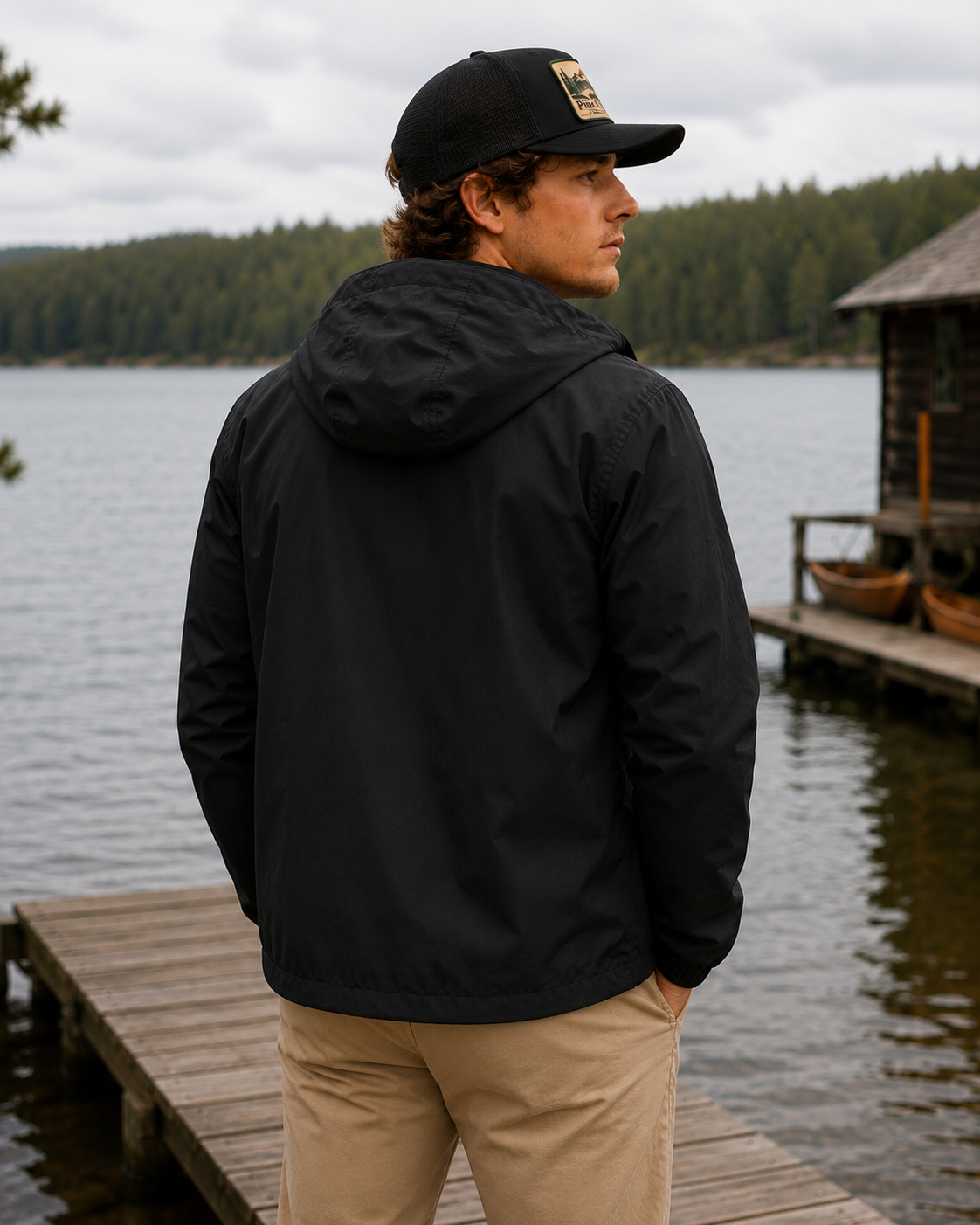 Pine & Paddle Lakeside Windbreaker view 4