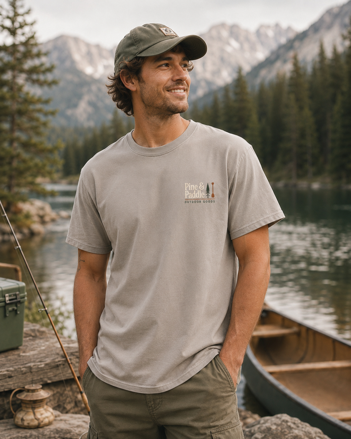 Pine & Paddle — Angler Series Tee view 5